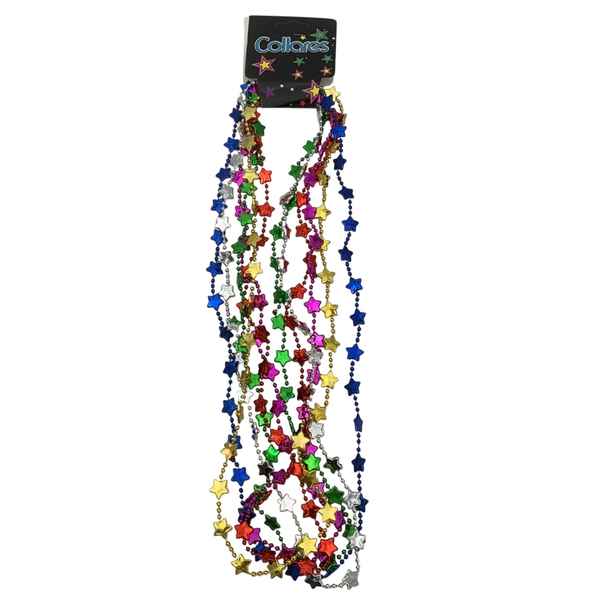 [G3856] Collar de plástico para cotillón x6, varios colores