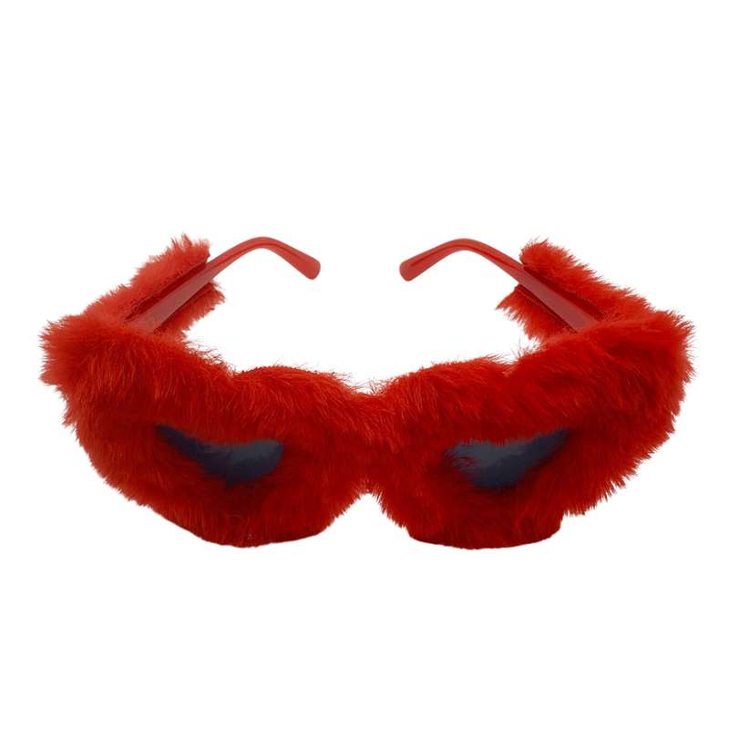 [G3866] Lentes para cotillón, de peluche, varios colores, en bolsa