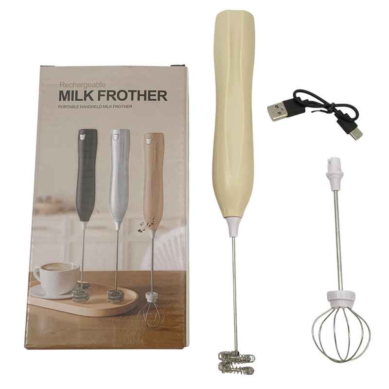 [G3867] Batidor para capuchino, con 2 paletas, USB en caja
