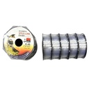 Tanza para pesca 0.4mm, 91.4m, PACK x5