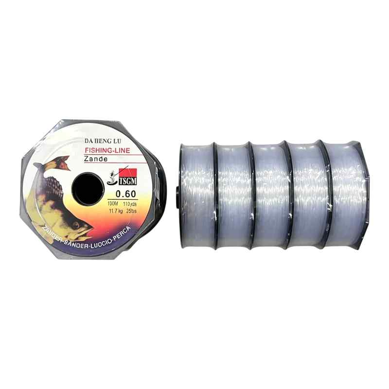 [G3898] Tanza para pesca 0.6mm, 100m, PACKx5