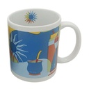 Taza de loza 300ml, Uruguay termo mate