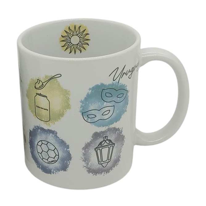 Taza de loza 300ml, Uruguay típico