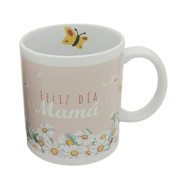 Taza de loza 300ml, Mamá margaritas
