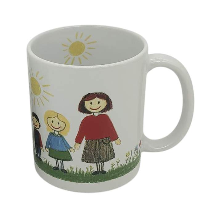 Taza de loza 300ml, Mamá familia