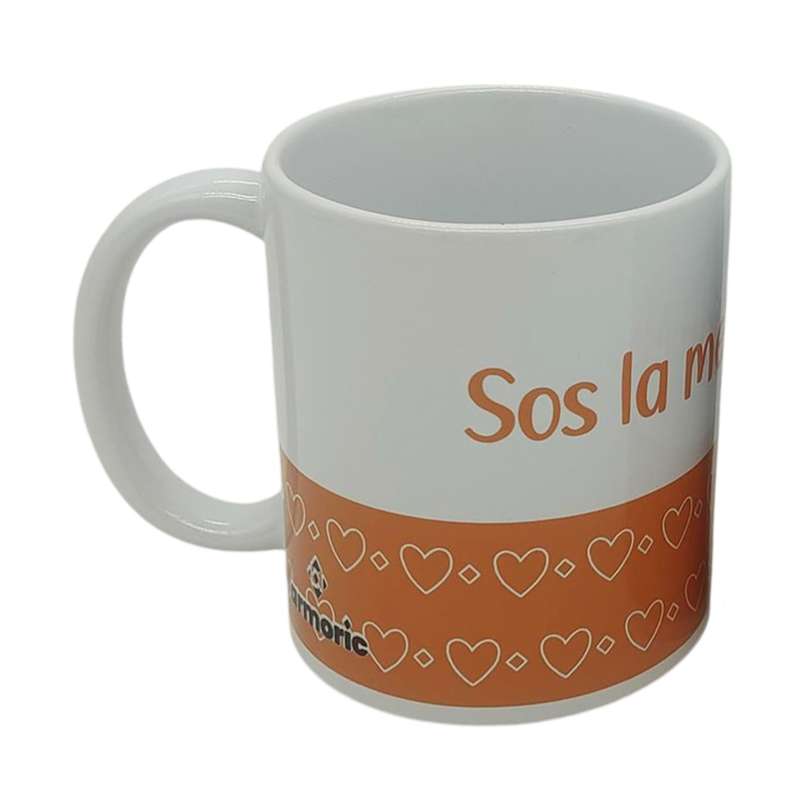 Taza de loza 300ml, Mamá sos la mejor