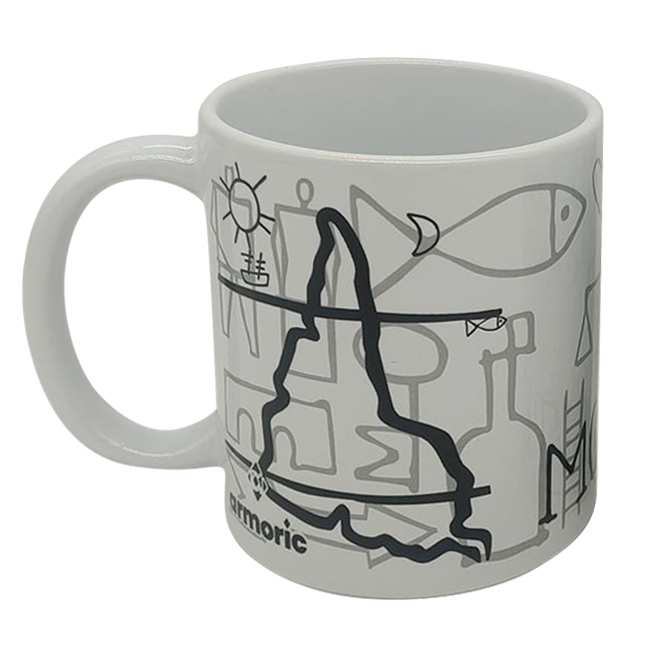 Taza de loza 300ml, Uruguay Montevideo