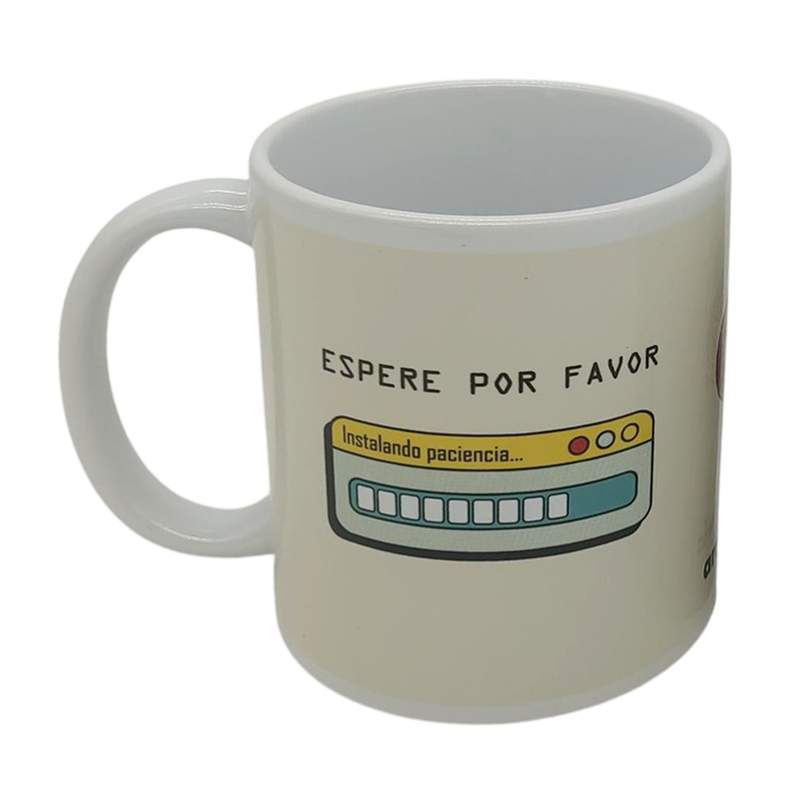 Taza de loza 300ml, calma