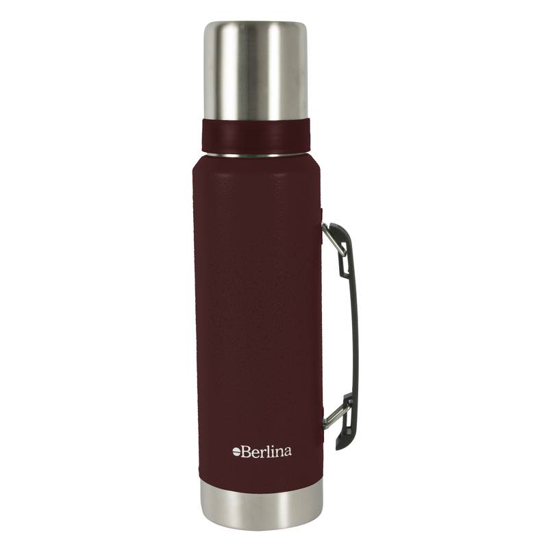 [H2335B] Termo 1.2L acero BORDEAU pico cebador, base antideslizante, Berlina