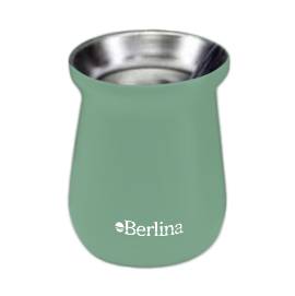 [H3377B] Mate alto 260ml Berlina VERDE, doble pared de acero inoxidable en caja