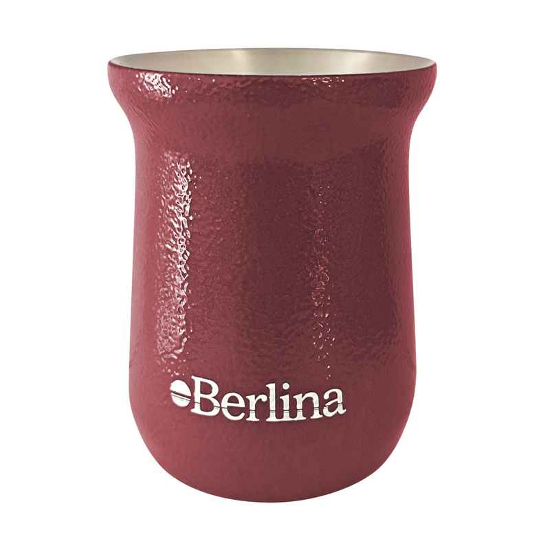 [H3377C] Mate alto 260ml Berlina ROJO, doble pare