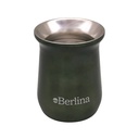 Mate alto 260ml Berlina VERDE, doble pared de acero inoxidable, en caja