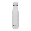 Botella deportiva de metal 500ml Berlina BLANCO