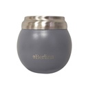 Mate 210ml Berlina GRIS, doble pared de acero inoxidable en caja
