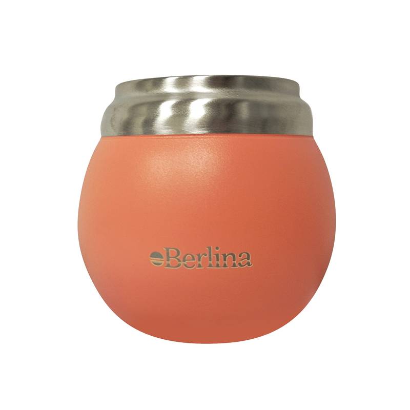 [H3778SL] Mate 210ml Berlina SALMÓN, doble pared de acero inoxidable en caja