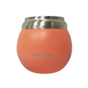 Mate 210ml Berlina SALMÓN, doble pared de acero inoxidable en caja