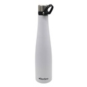 Botella deportiva de metal 750ml Berlina BLANCO