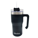 Vaso térmico doble pared 600ml, sorbito de plástico Berlina NEGRO