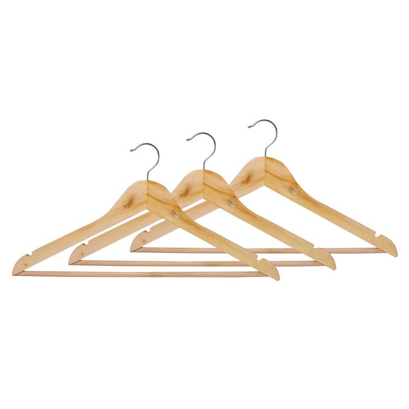 [HA0485] Percha de madera x3