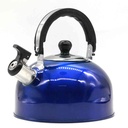 Caldera de acero inoxidable 2.25L, mango combinado, en caja, varios colores