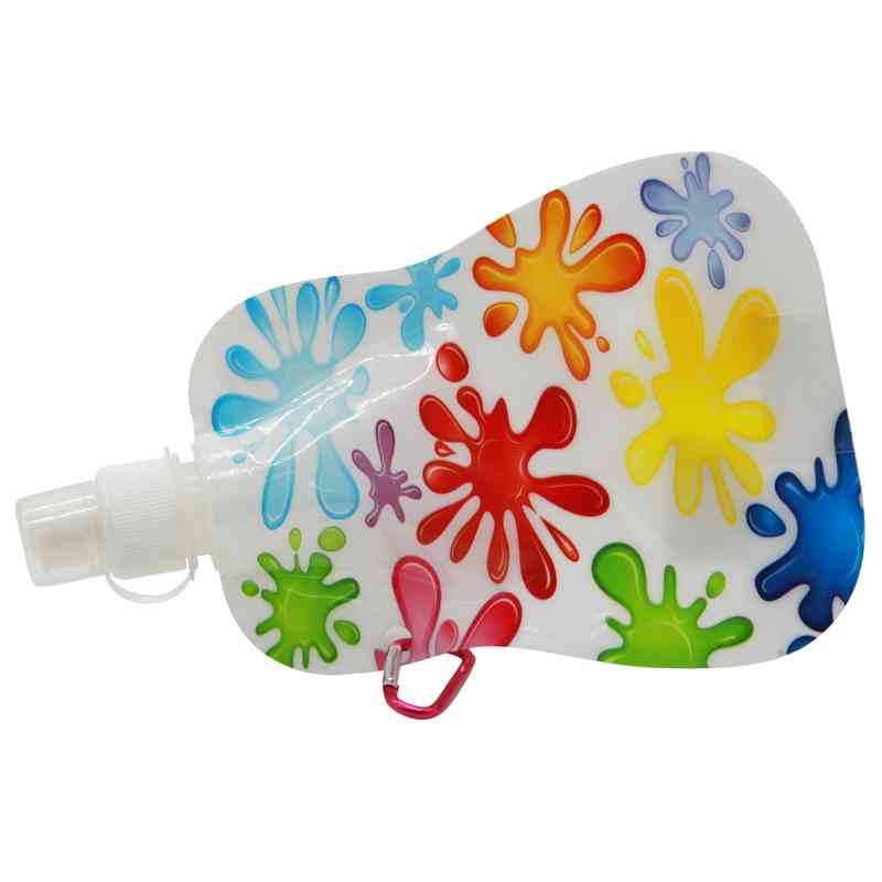 Botella plegable reutilizable, varios diseños