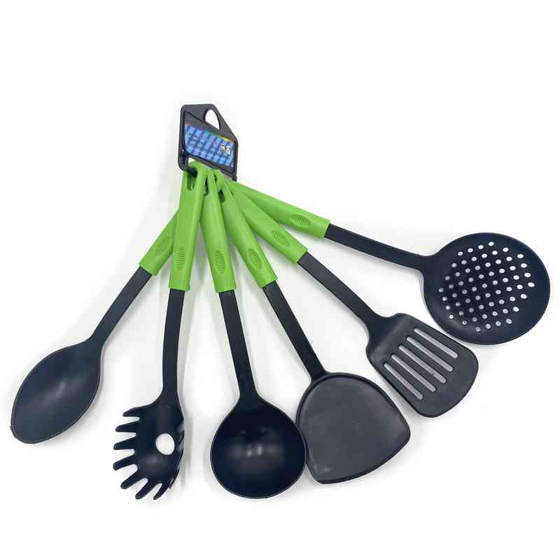 [HA2458] Cucharones utensilios de cocina de plástico x6, varios colores