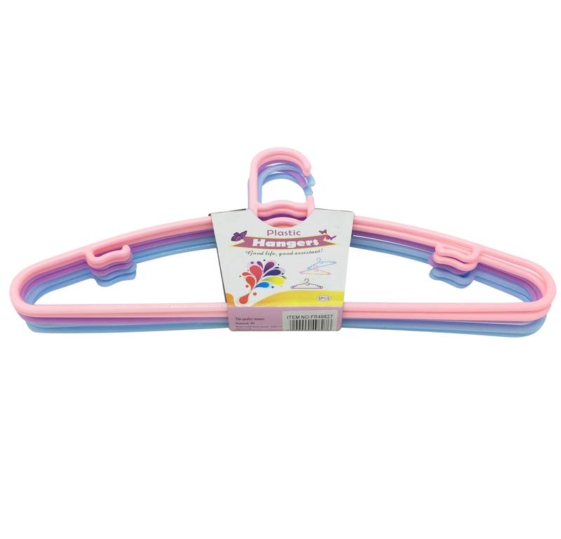 [HA2742] Percha de plástico x6, varios colores