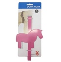 Perchero gancho de metal, para puerta, diseños infantiles, 4 modelos, en cartón