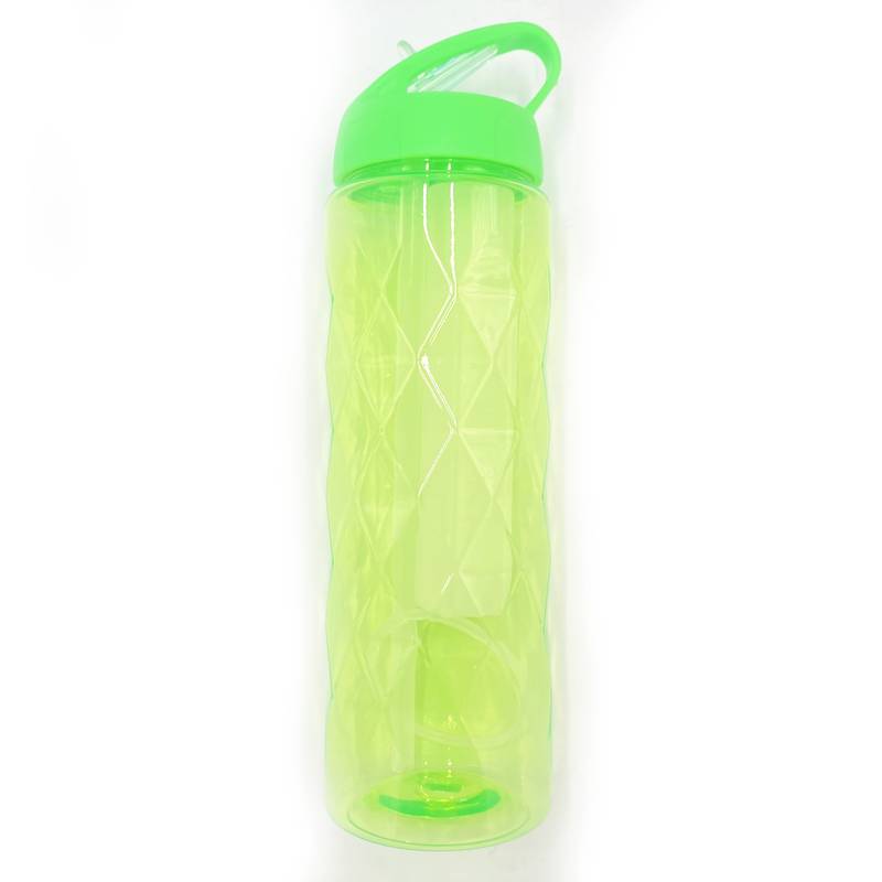 [HA3116] Botella deportiva de plástico 700ml, con sorbito retráctil, con porta hielo, varios colores