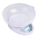 Balanza de cocina, electrónica, hasta 5K, 2AAA en caja
