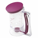 Dispensador dosificador de masa jarra de plástico, para repostería, en caja