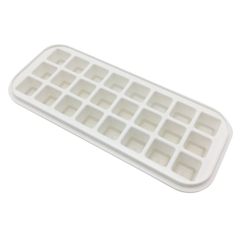[HA3381] Cubetera de plástico base de silicona, 24 hielos, en bolsa