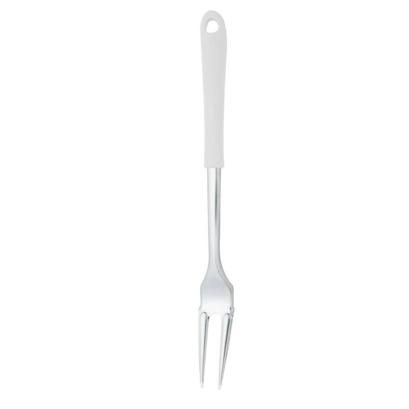 [HA3440BL] Tenedor trinchante de acero inoxidable BLANCO, ELEGANCE MARTINAZZO
