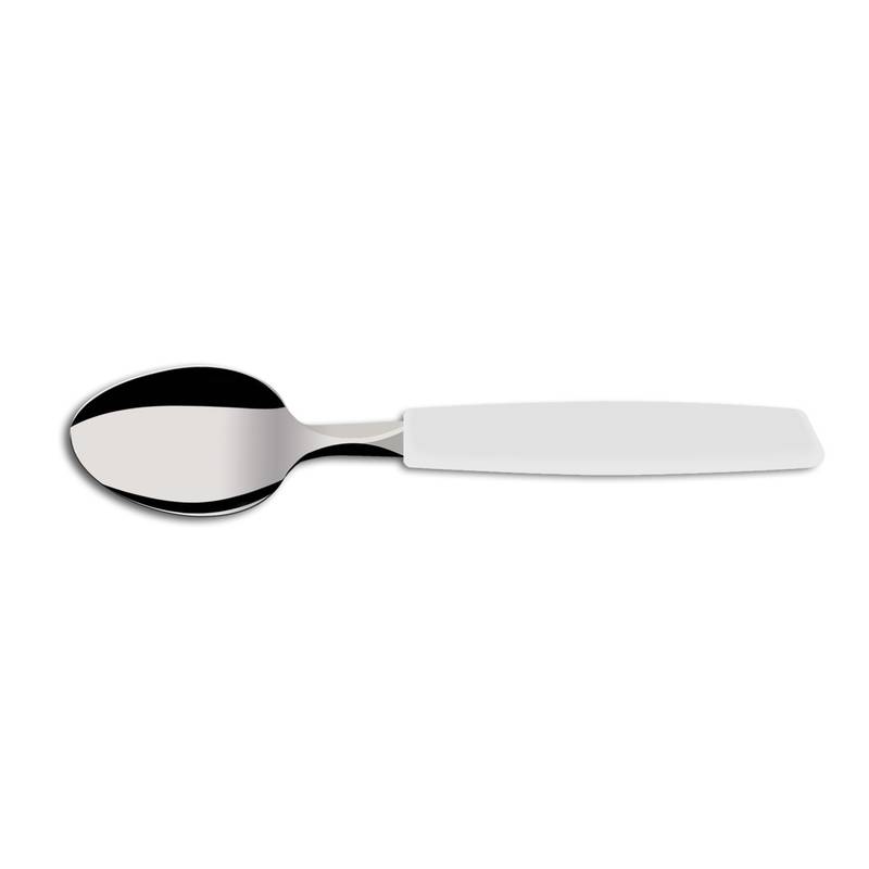[HA3450BL] Cubiertos cucharas de mesa x12 en bolsa acero inoxidable BLANCO, PIEMONTE MARTINAZZO