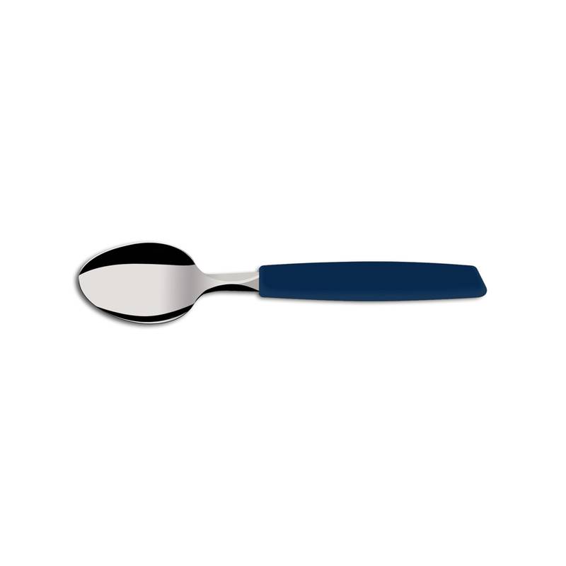 Cubiertos cucharas de té x12 en bolsa acero inoxidable AZUL, PIEMONTE MARTINAZZO