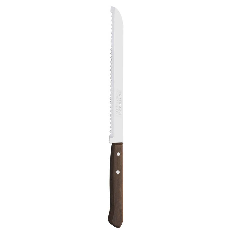 [HA3492] Cuchilla 8¨ en blister para pan mango de madera, UNIVERSAL MARTINAZZO