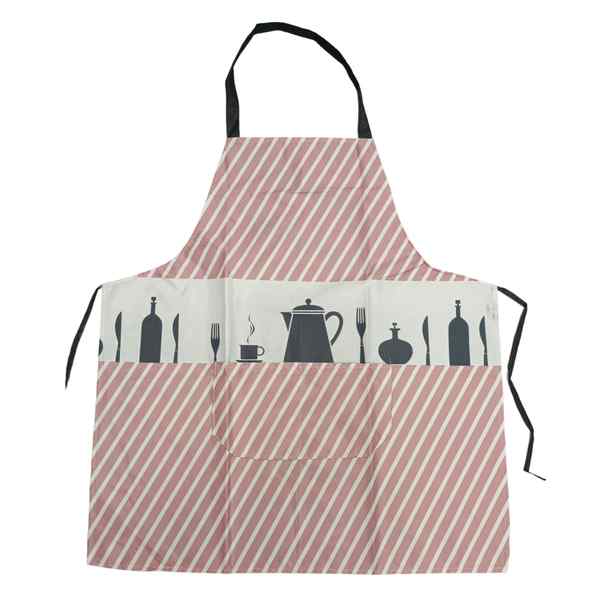 Delantal para cocina de PVC, con bolsillo, varios colores
