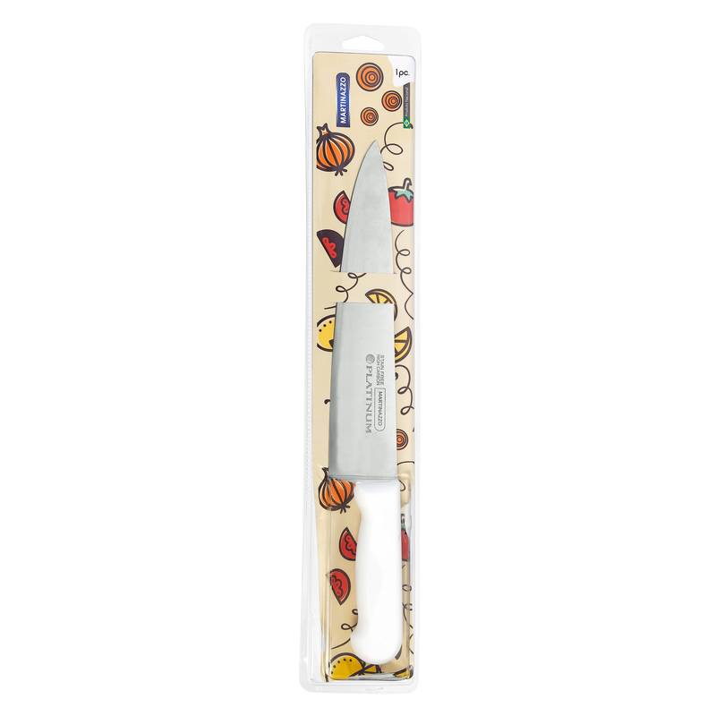 [HA3605BL] Cuchilla 8¨ de cocina en blister acero inoxidable BLANCO, PLATINUM MARTINAZZO