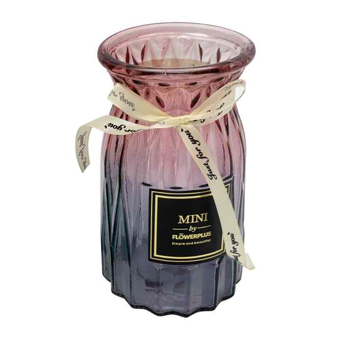 [HA3712] Florero de vidrio, dos colores