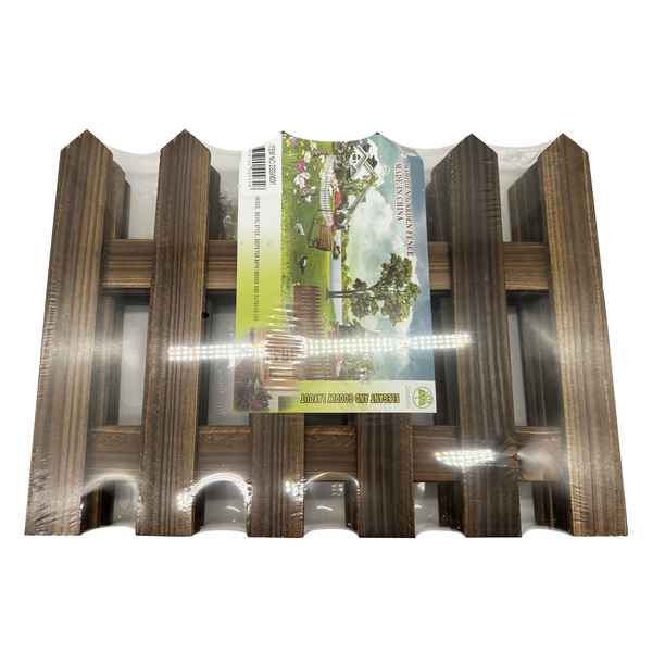 [HA3764] Cerco delimitador para jardín de madera x4