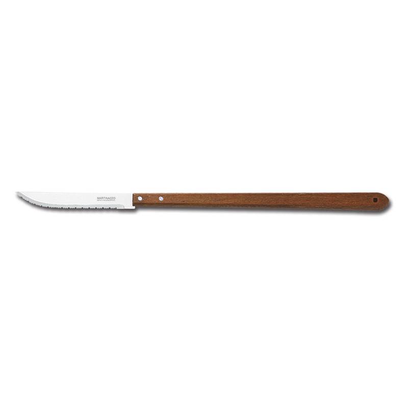 [HA3779] Cuchillo mango de madera largo para parrilla, CAMPING MARTINAZZO