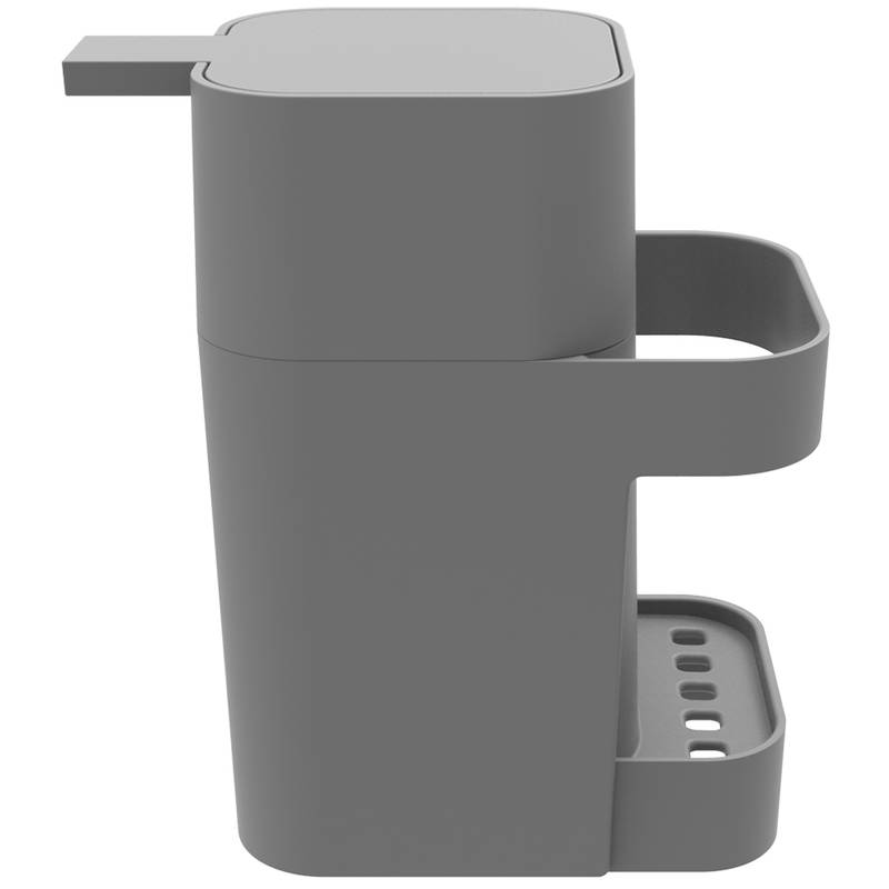 [HA3809GR] Dispensador de jabón de plástico GRIS SOPRANO