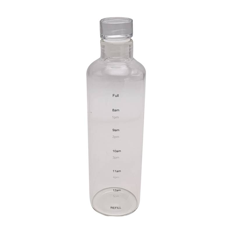 [HA4022] Botella de vidrio, graduada 500ml, en caja