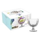 Copa de vidrio para postre x4 420ml, en caja