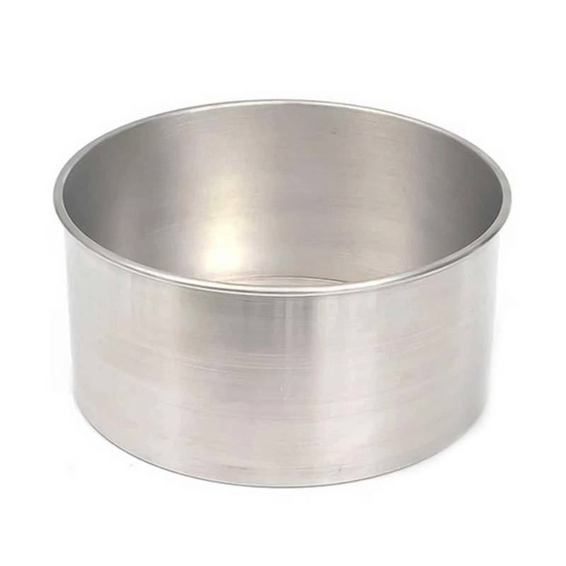 Tortera de aluminio fondo fijo alta 14.5cm
