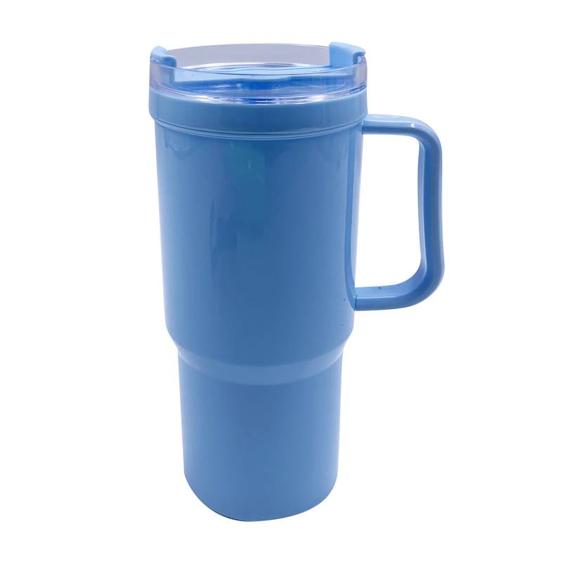 [HA4308] Vaso con asa, de plástico 1L, en bolsa varios colores