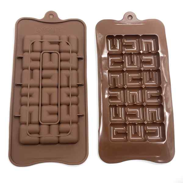 [HA4309] Molde de silicona para chocolate con formas, varios diseños