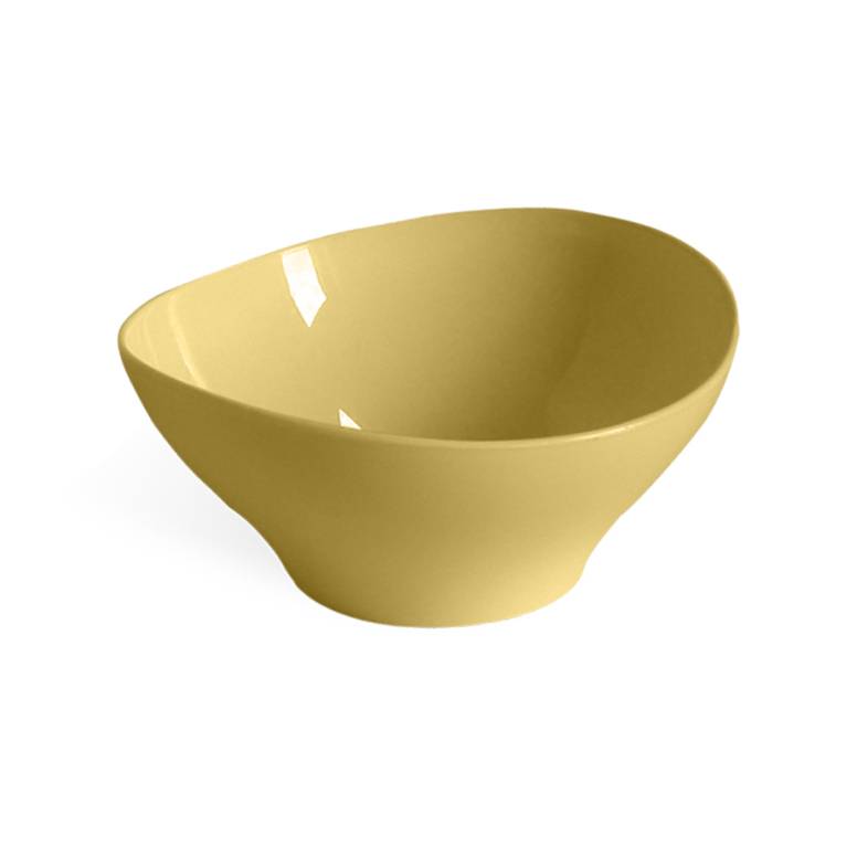 [HA4348AM] Bowl compotera de plástico, 400ml amarillo