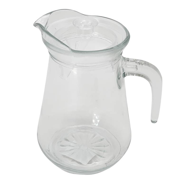 [HA4363] Jarra de vidrio 1.3L, con tapa de plástico