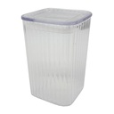 Frasco de acrílico tapa hermética, 1000ml en caja